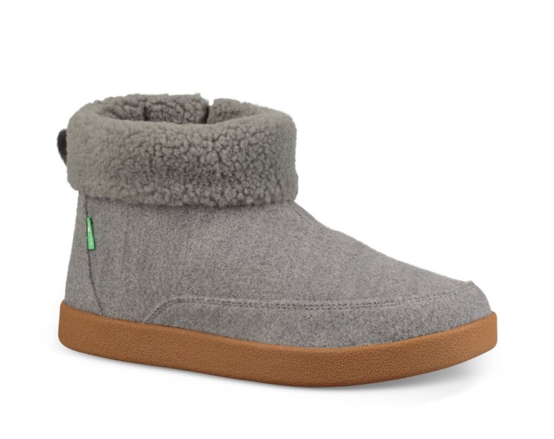 Sanuk New Bootah Women's Boots Grey | Canada 123ZUT